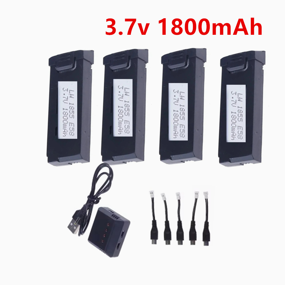 Eachine Drone E58 - Bateria litowa 3.7V 1800mAh kompatybilna z