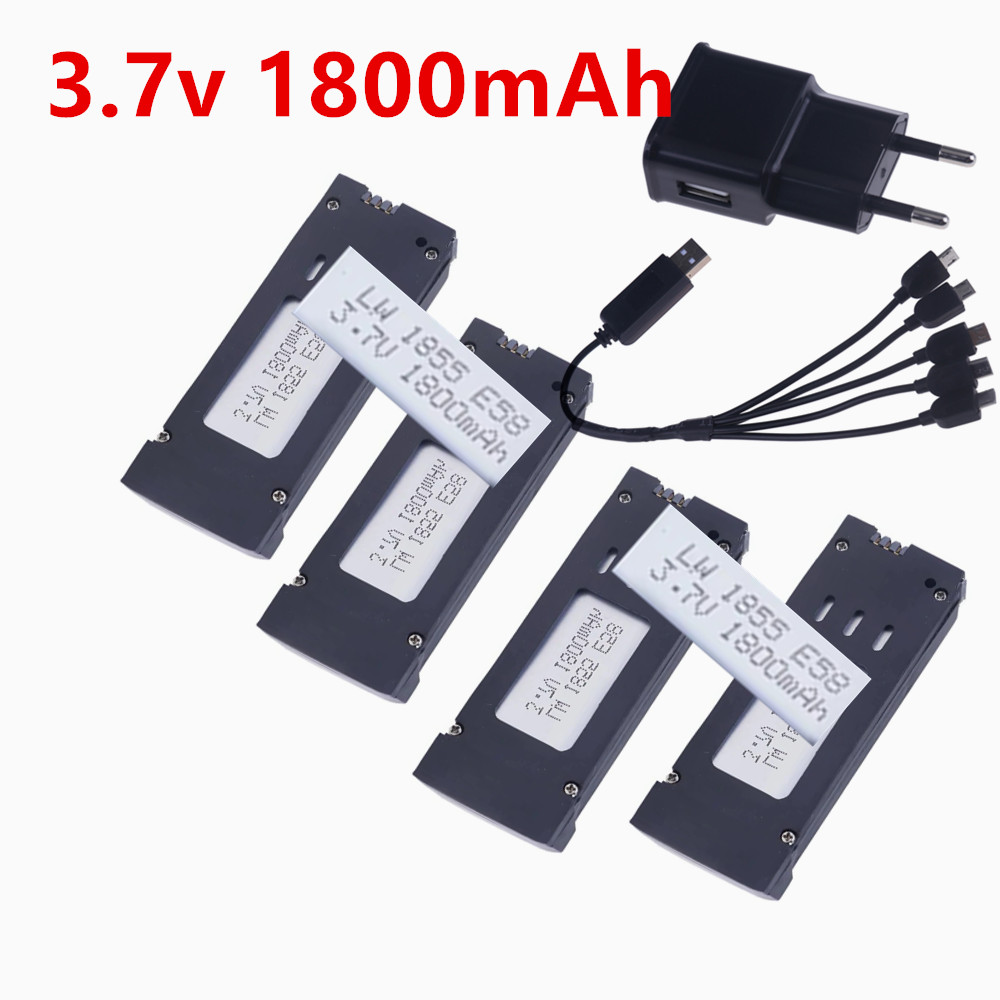 Eachine Drone E58 - Akumulatory do modeli samolotów E58 JY019,
