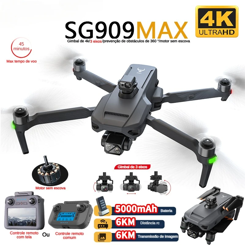 Drone Kit Professional - ZLL SG909 SG909MAX Profesjonalny dron z
